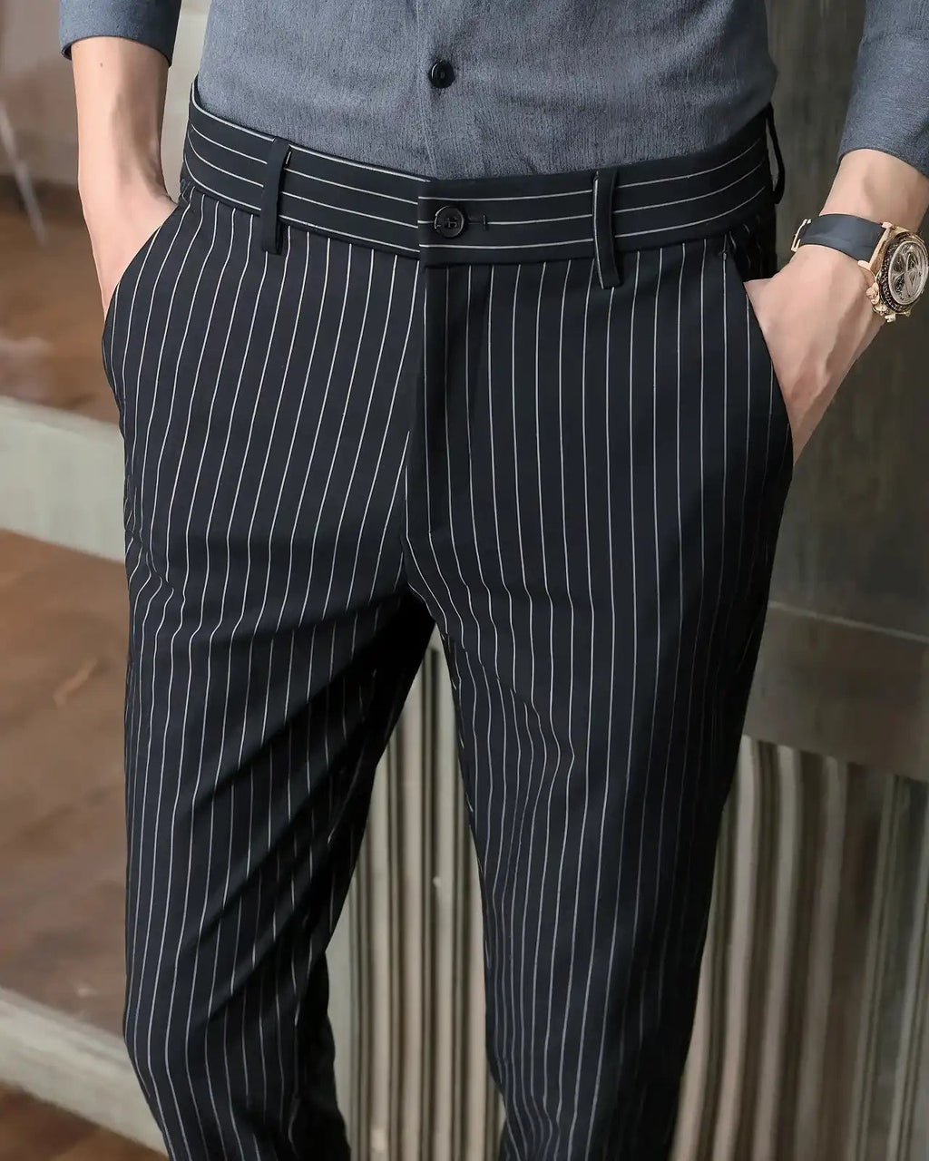 Pantalón de raya diplomática Executive - LOVRA DESIGN