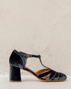 ZAPATO CON CINTURÓN EN T Y TACÓN ESTABLE - LOVRA DESIGN