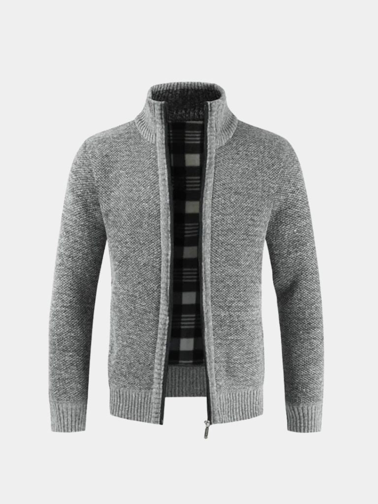 Chaqueta de punto con cremallera Harper - LOVRA DESIGN