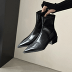 Botines de Mujer Elegantes con Punta y Tacón Bloque - LOVRA DESIGN