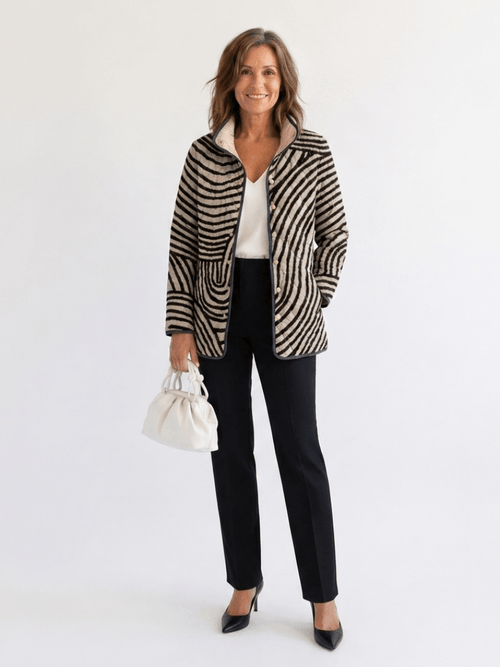 Chaqueta Acolchada Círculos Dibujados - LOVRA DESIGN
