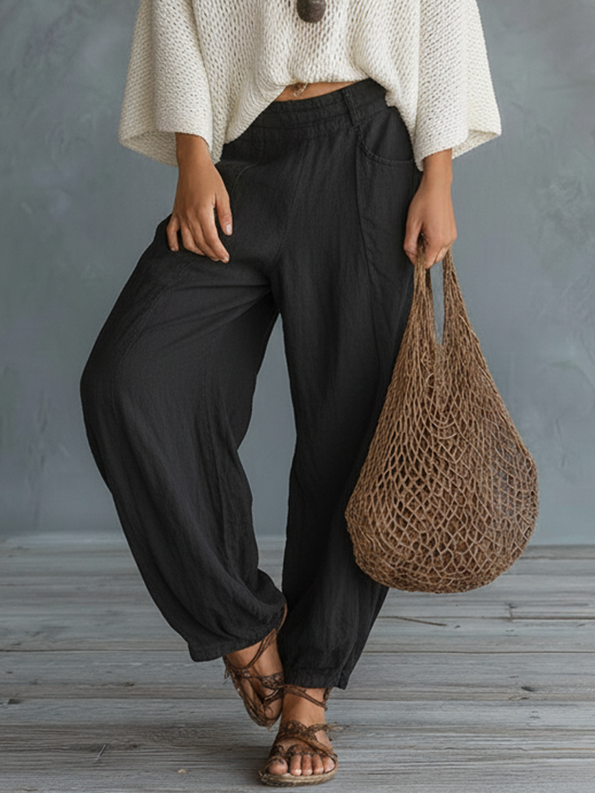 Conjunto Pantalón Harem con Manga Capa
