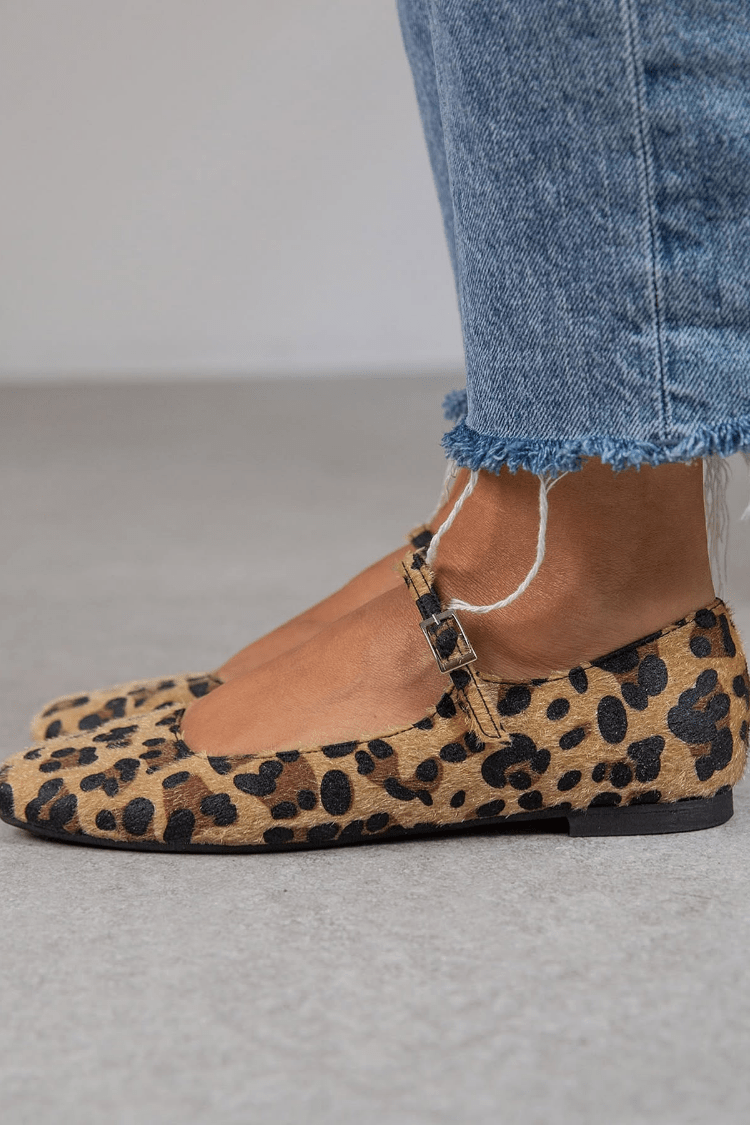 Bailarinas Leopardadas en Piel de Peluche - LOVRA DESIGN