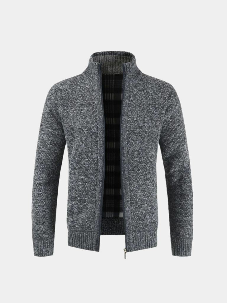 Chaqueta de punto con cremallera Harper - LOVRA DESIGN