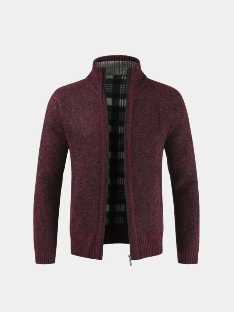 Chaqueta de punto con cremallera Harper - LOVRA DESIGN