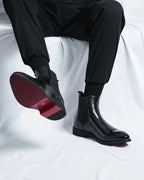 Botines Chelsea de piel auténtica Leonardo Scabusi - LOVRA DESIGN