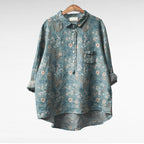 Artistic Bloom Floral Blouse