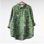 Artistic Bloom Floral Blouse