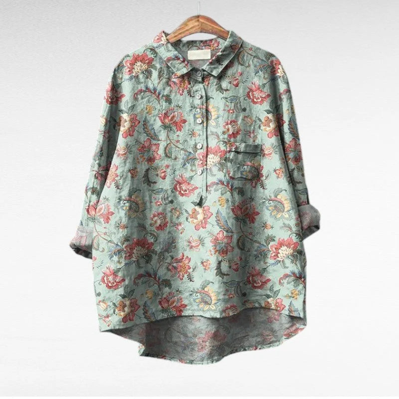 Blusa Floral Artistic Bloom