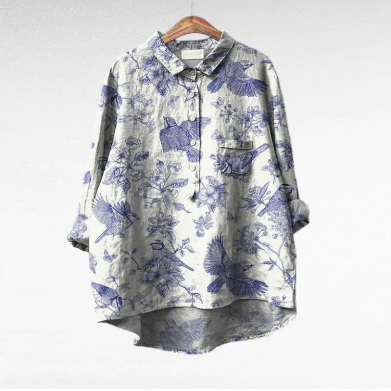 Blusa Floral Artistic Bloom