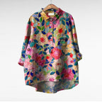 Artistic Bloom Floral Blouse