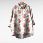 Artistic Bloom Floral Blouse