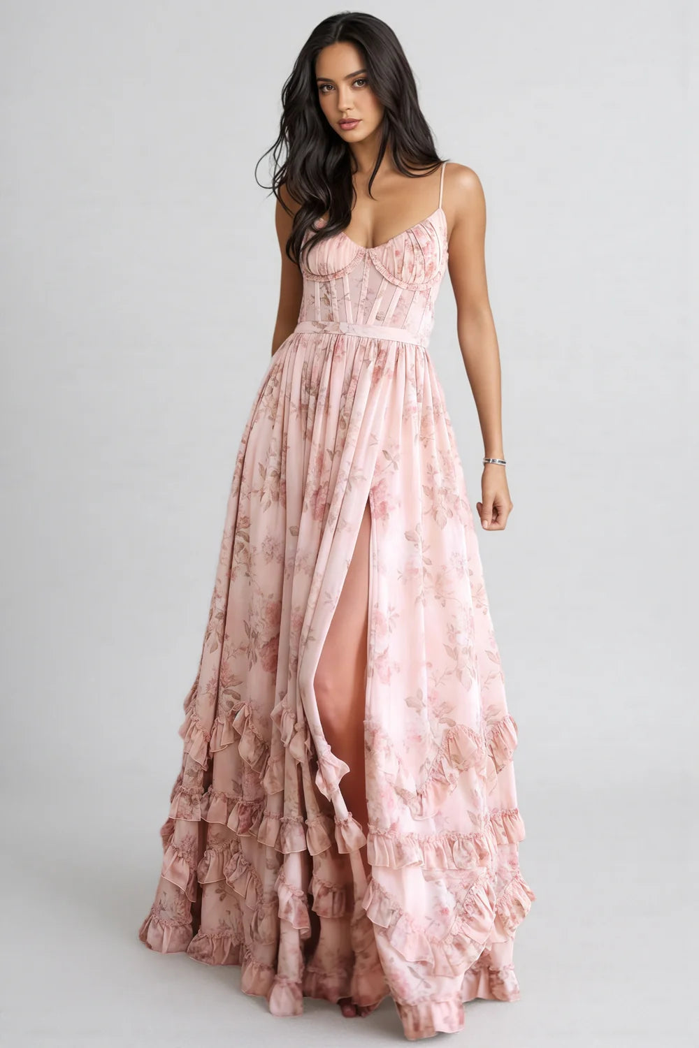 Vestido boho fluido romántico
