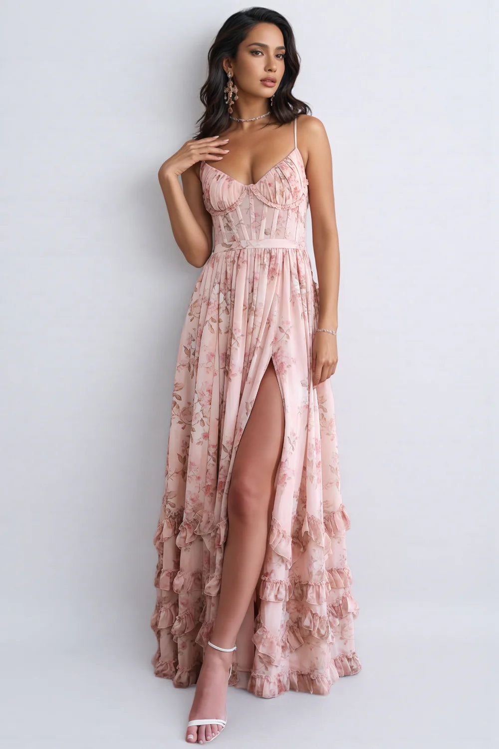 Vestido boho fluido romántico
