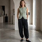 Chaleco Verde Military Chic