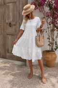 Vestido Amélie de Algodón Bordado