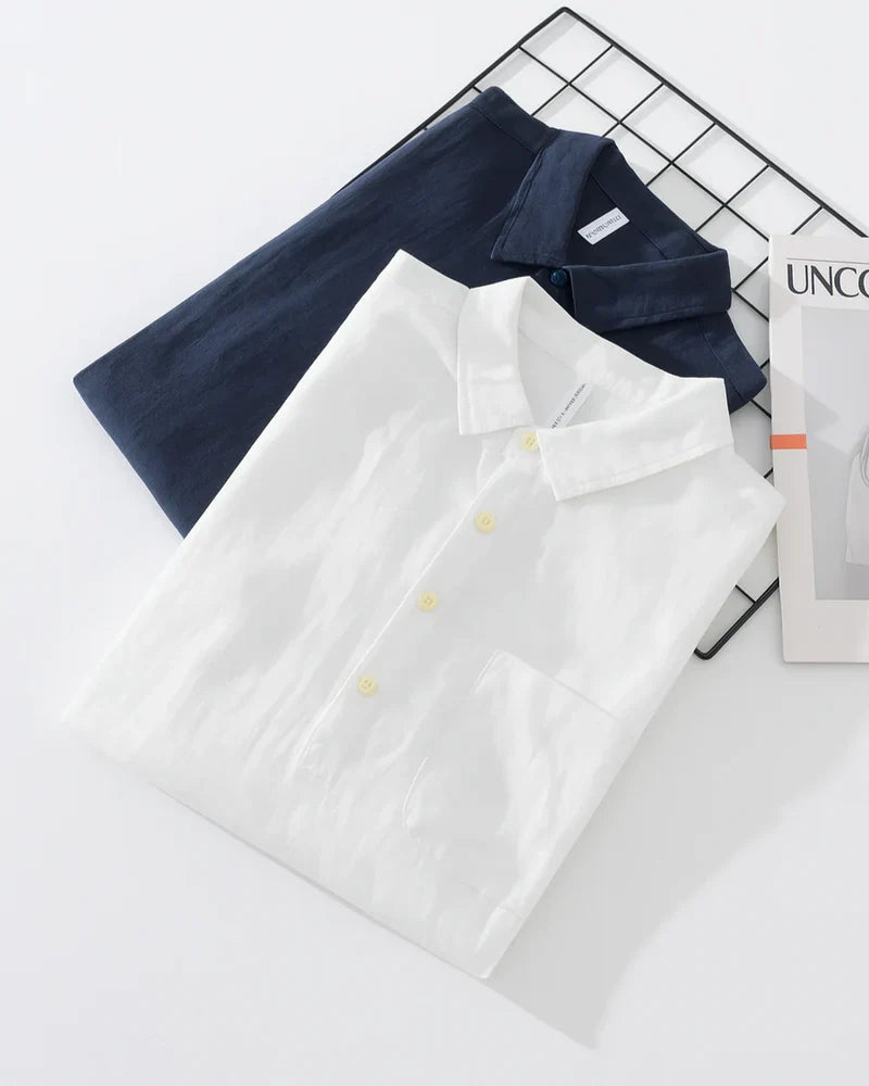 AMALFI Linen and Cotton Blend Shirt