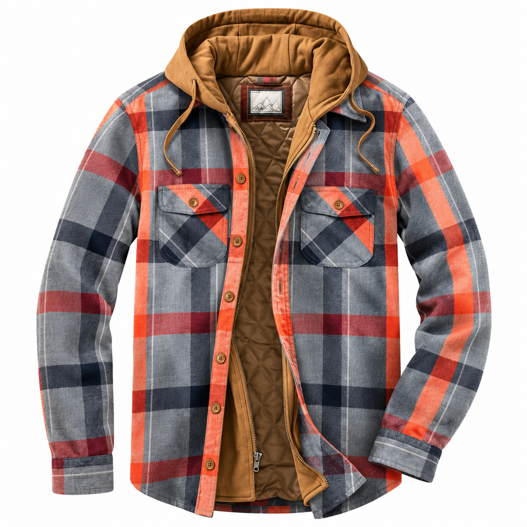 Chaqueta Urbana de Cuadros