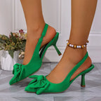 Stiletto Romance Elegance with a Bow