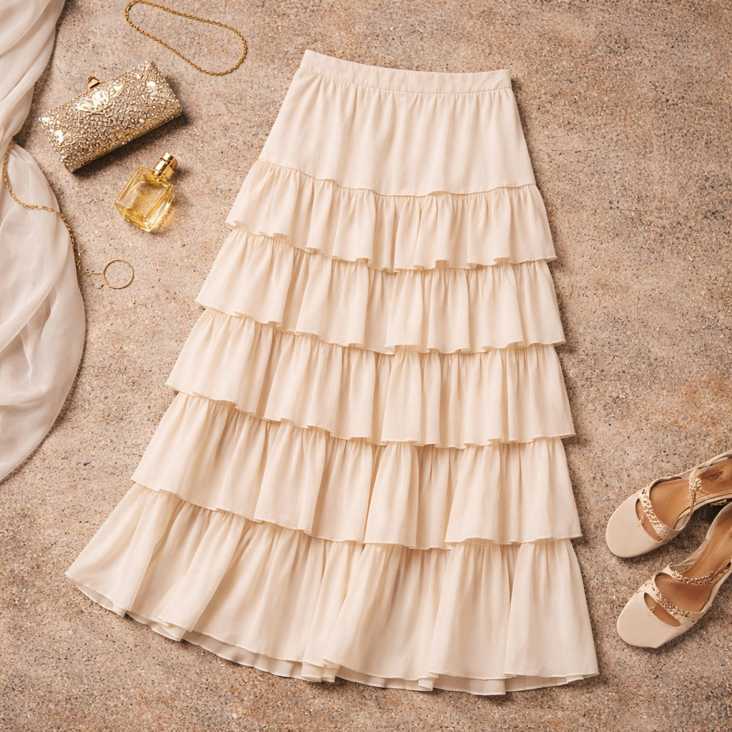 Falda Romantic Layers