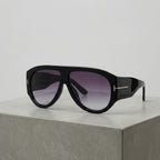 Bold Amber Retro Glasses