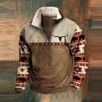 Jersey Forrado con Media Cremallera y Bolsillo