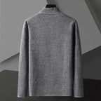 Chaqueta de Punto de Lujo con Cuello Alto