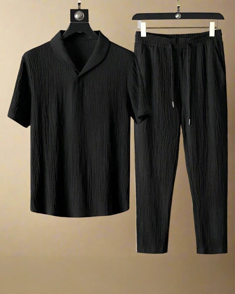 Conjunto de algodón texturizado Porticello - LOVRA DESIGN
