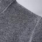 Chaqueta de Punto de Lujo con Cuello Alto