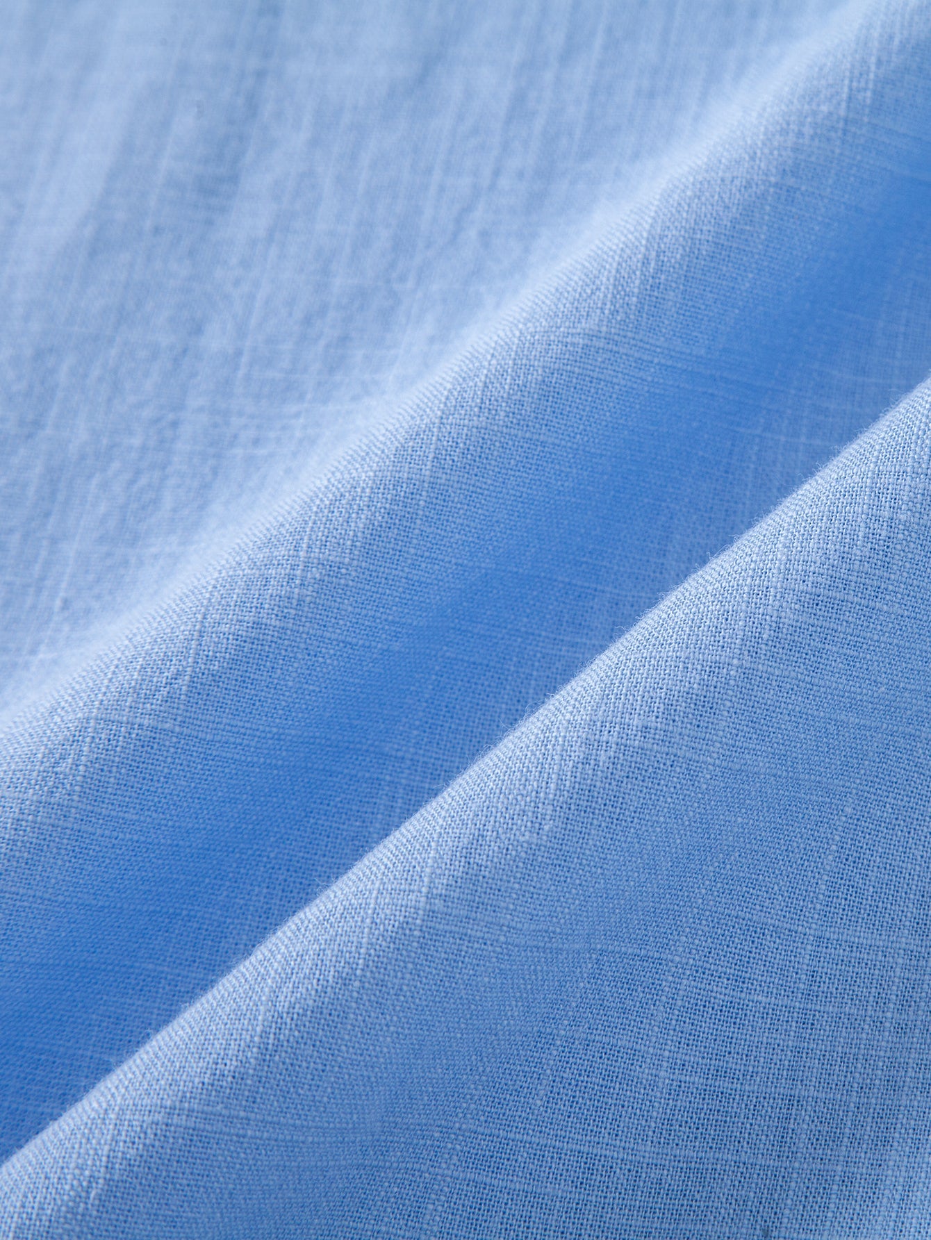 Camisa de manga corta con botones y efecto lino