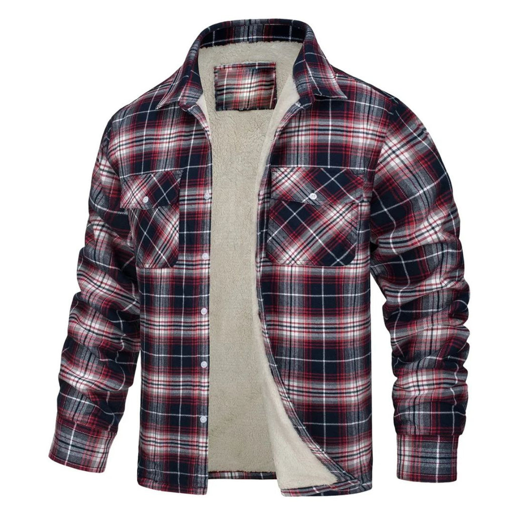 Chaqueta Abrigada de Cuadros