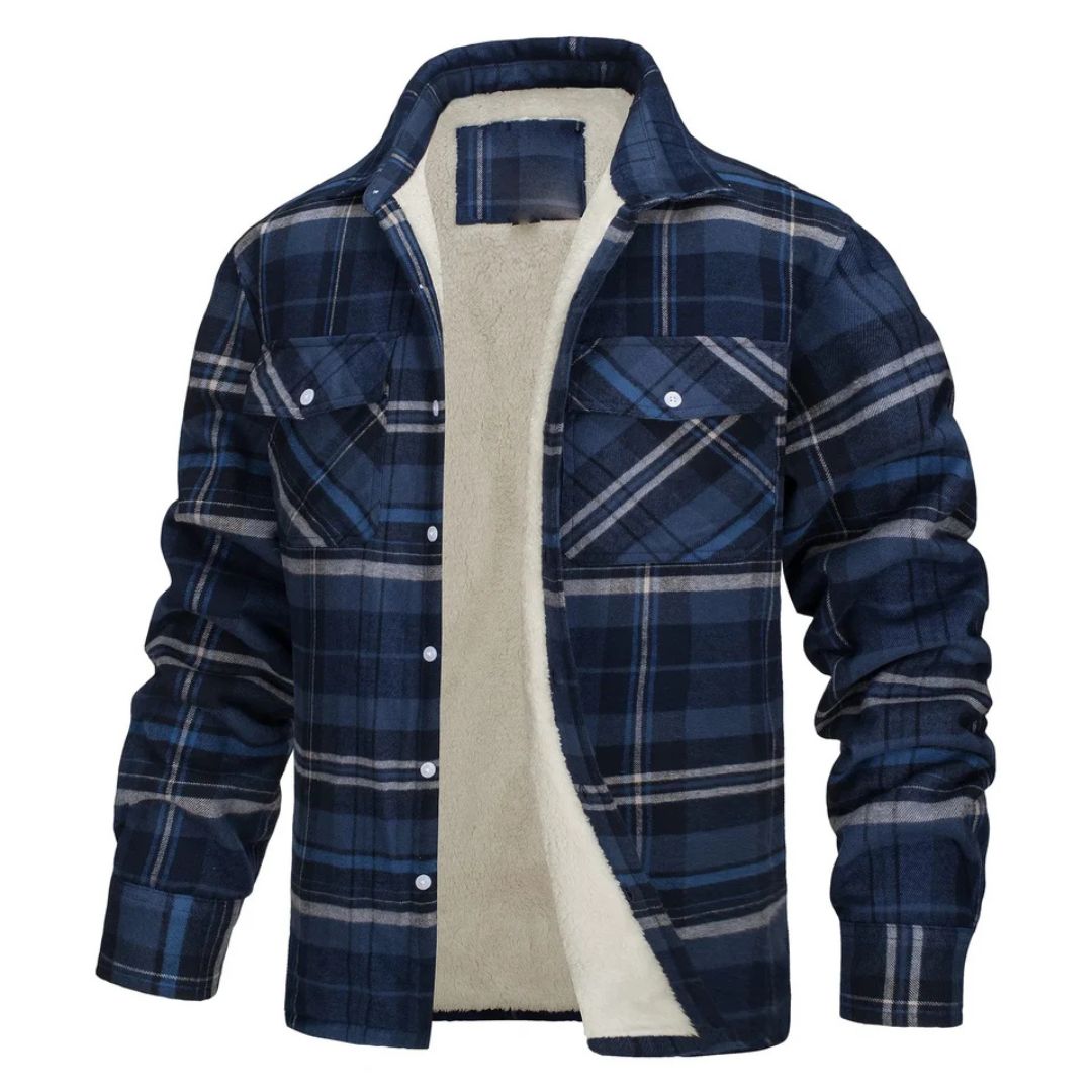 Chaqueta Abrigada de Cuadros