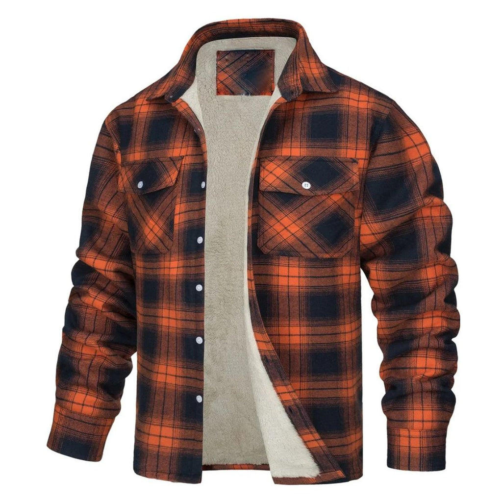 Chaqueta Abrigada de Cuadros