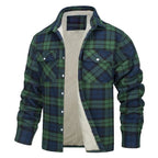 Chaqueta Abrigada de Cuadros