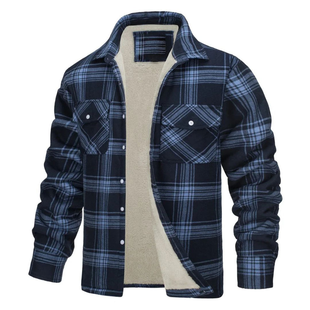 Chaqueta Abrigada de Cuadros