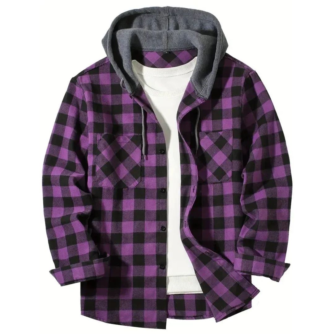 Chaqueta de Cuadros Urbana