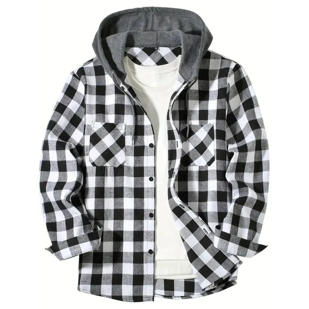 Chaqueta de Cuadros Urbana