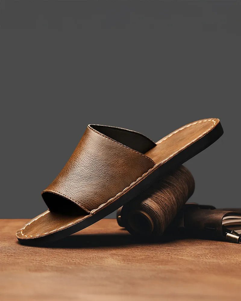 Sandalias de piel auténtica Tavola - LOVRA DESIGN