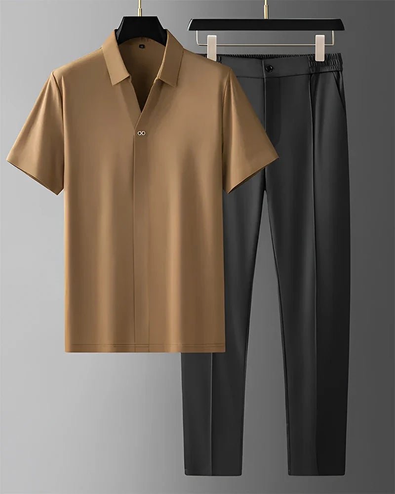 Conjunto de polo y pantalón Harvard - LOVRA DESIGN