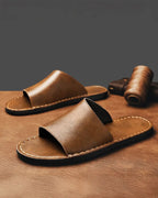 Sandalias de piel auténtica Tavola - LOVRA DESIGN