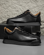 Zapatillas de piel con paneles Zanello - LOVRA DESIGN