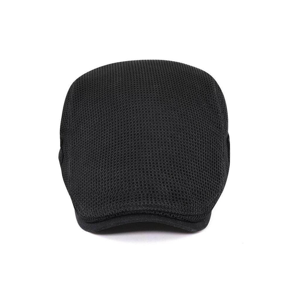 Gorra plana malla informal para hombre