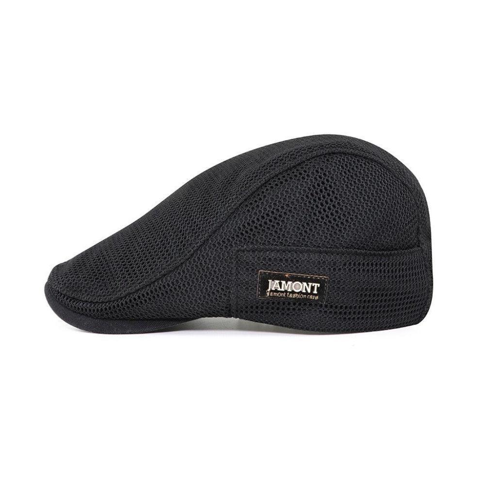 Gorra plana malla informal para hombre