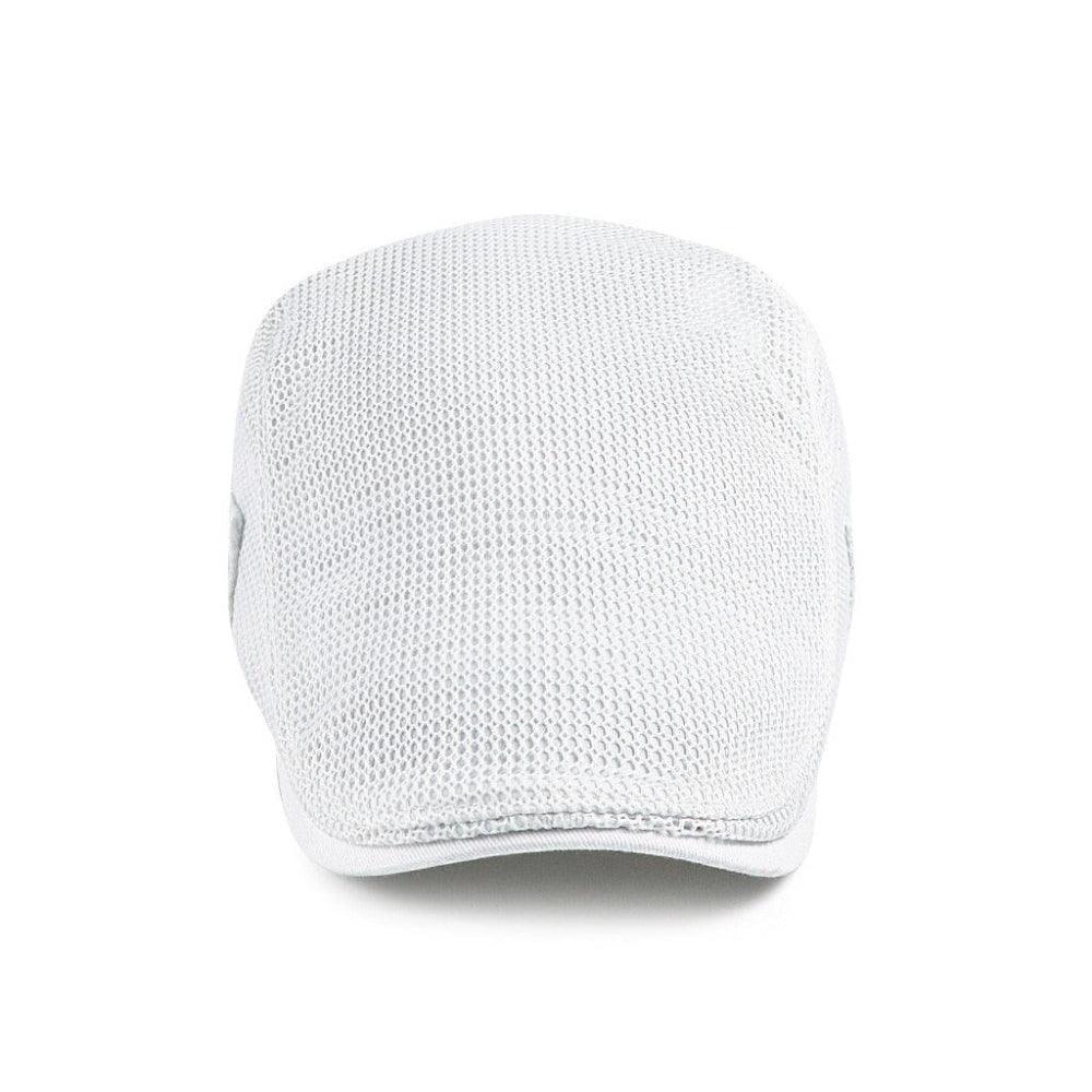 Gorra plana malla informal para hombre
