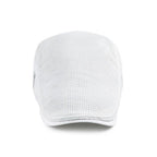 Gorra plana malla informal para hombre