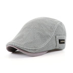 Gorra plana malla informal para hombre