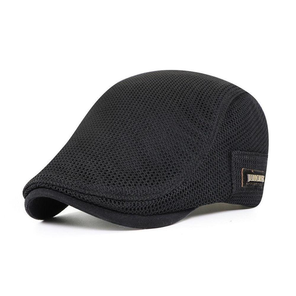 Gorra plana malla informal para hombre