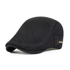 Gorra plana malla informal para hombre