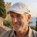 Gorra plana malla informal para hombre