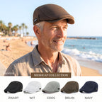 Gorra plana malla informal para hombre